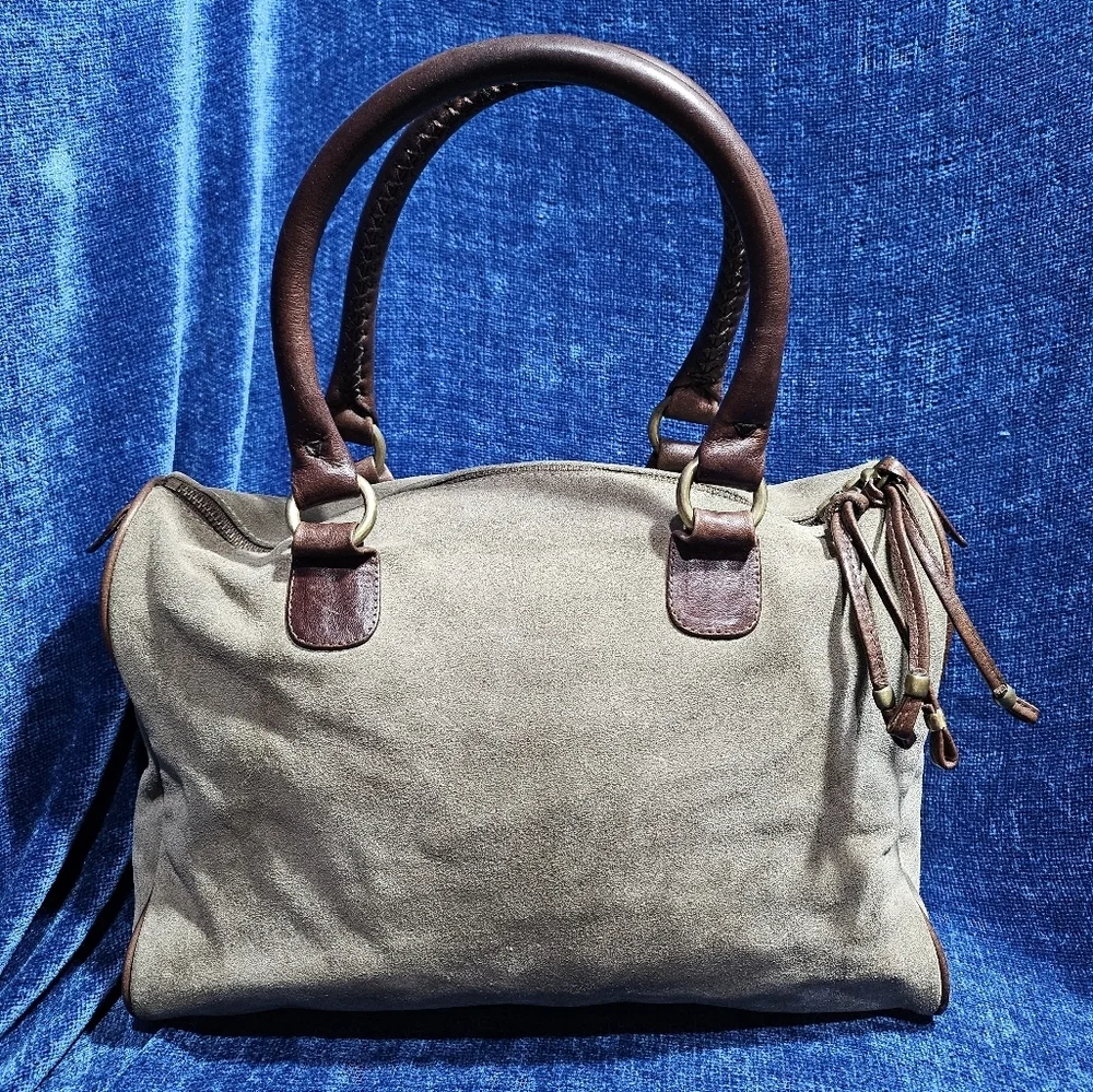 Kendall Conrad Handbag Tote Suede Leather - Picture 2 of 11